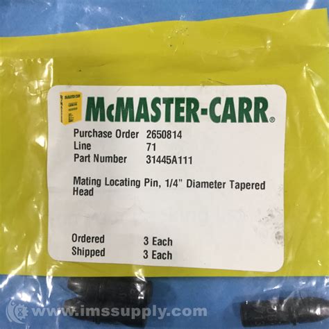 McMaster-Carr parts